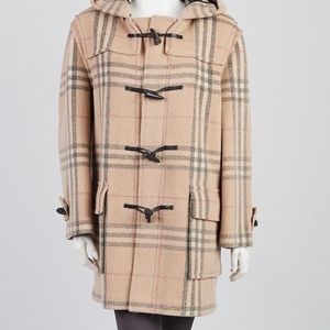 Burberry Lambs Wool Toggle Coat
